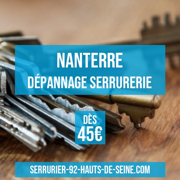 Serrurier Nanterre 92